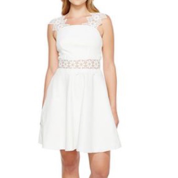 ted baker white lace dress